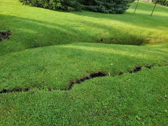 Sinkhole at Quarry Lake Park